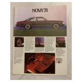 25+ 1975 Chevrolet Nova Dealer Brochures