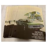 9 1973 Dodge Taxis Brochures