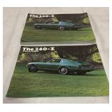 15+ 1973 Datsun 240-Z Brochures