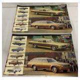 80+ 1973 Chevrolet Wagons 11" X 17" Sheets