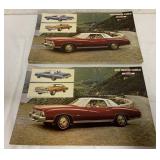 40+ 1973 Chevrolet Monte Carlo 11" X 17" Sheets