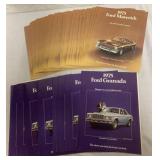 30+ 1975 Ford Maverick & Grenada brochures