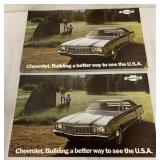 60+ 1972 Chevrolet Monte Carlo 11" X 17" Sheets