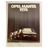 40+ 1974 Opel Manta Dealer Brochures