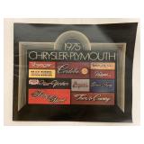 30+ 1975 Chrysler-Plymouth Dealer Brochures