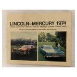 40+ 1974 Lincoln-Mercury Dealer Brochures