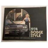 70+ 1974 Dodge Style Dealer Brochures
