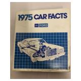 1975 Ford Car Facts Binder