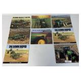 8 John Deere Tractors/Plows/others Brochures