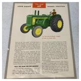 John Deere 820 Tractor Specifications Sheet