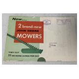 2 Brand New John Deere Mowers Brochure