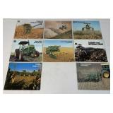 8 John Deere Tractors/Plows/others Brochures