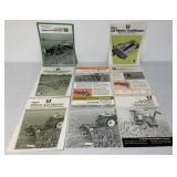 8 Oliver Plows/Combine/Harrow/others Brochures
