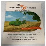 John Deere 25 Combine Brochure