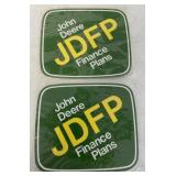 (2) John Deere JDFP Finance Plans Decals
