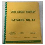 Garden Equipment Corp. Catalog No. 61