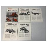 5 IH Backhoe/Loader/others Brochures