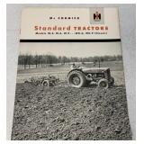McCormick IH Standard Tractors Brochure