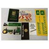 7 John Deere pcs-Record/Coin/Stickers/others