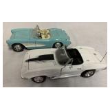 2 Die Cast Cars 67 Corvette by Ertl and 52 Corve