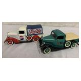 2 Die Cast Trucks 1936 Fords by Solido