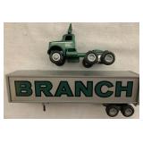 Branch Motor Express Winross Truck No Box