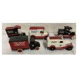 5 Die Cast Texaco Banks by Ertl