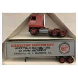 Hamilton Equipment 50th Year Winross Truck in
