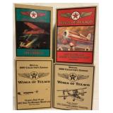 4 Wings of Texaco Airplanes in boxes