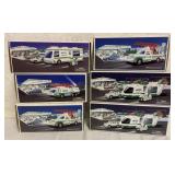 lot of 6 Hess Trucks-Cargo Helicopter and more