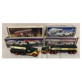 Lot of 6 Hess Trucks-Tankers, Fire Trucks, Police
