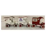 3 Die Cast Advertising Banks by Ertl