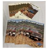 25+ 1973 and 1981 Chevy Blazer Brochures