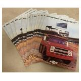 10+ 1972 Chevrolet Trucks Brochures