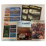 7 pcs Assorted Ford Brochures