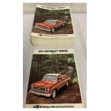 50+ 1973 Chevy Pick Up Brochures