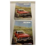 45+ 1973 Chevy Nova Brochures