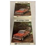 30+ 1973 Chevrolet Pick Up Brochures