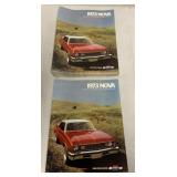 35+ 1973 Chevrolet Nova Brochures