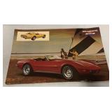 20+ 1973 Chevrolet Corvette 11' X 17' Sheets