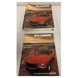 35+ 1973 Chevy Camaro Brochures