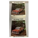 40+ 1973 Chevy Pick Up Brochures