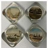 4 York, PA local view paperweights