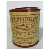 Patuxent Brand Oysters 1 gallon can