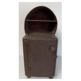 primitive folk art small cabinet