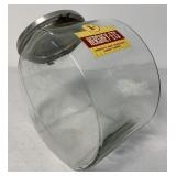 Hershey-Ets Glass Counter Top Jar