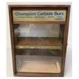 Champion Carbide Burs Counter Display Case