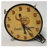 Old Drum Whiskey Clock