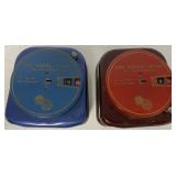 (2) York Federal Savings Add-A-Coin Tin Banks