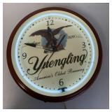 Yuengling Beer Neon Clock